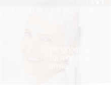 Tablet Screenshot of mckinneyperioimplant.com